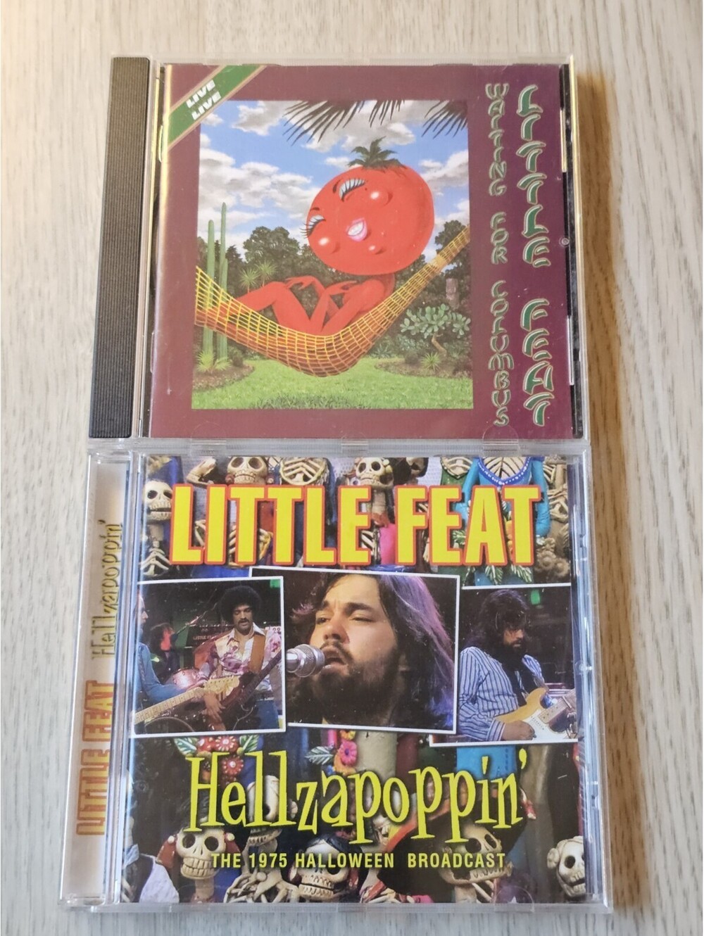 Little Feat Live CD Lot - Waiting for Columbus & Hellzapoppin'  Albums